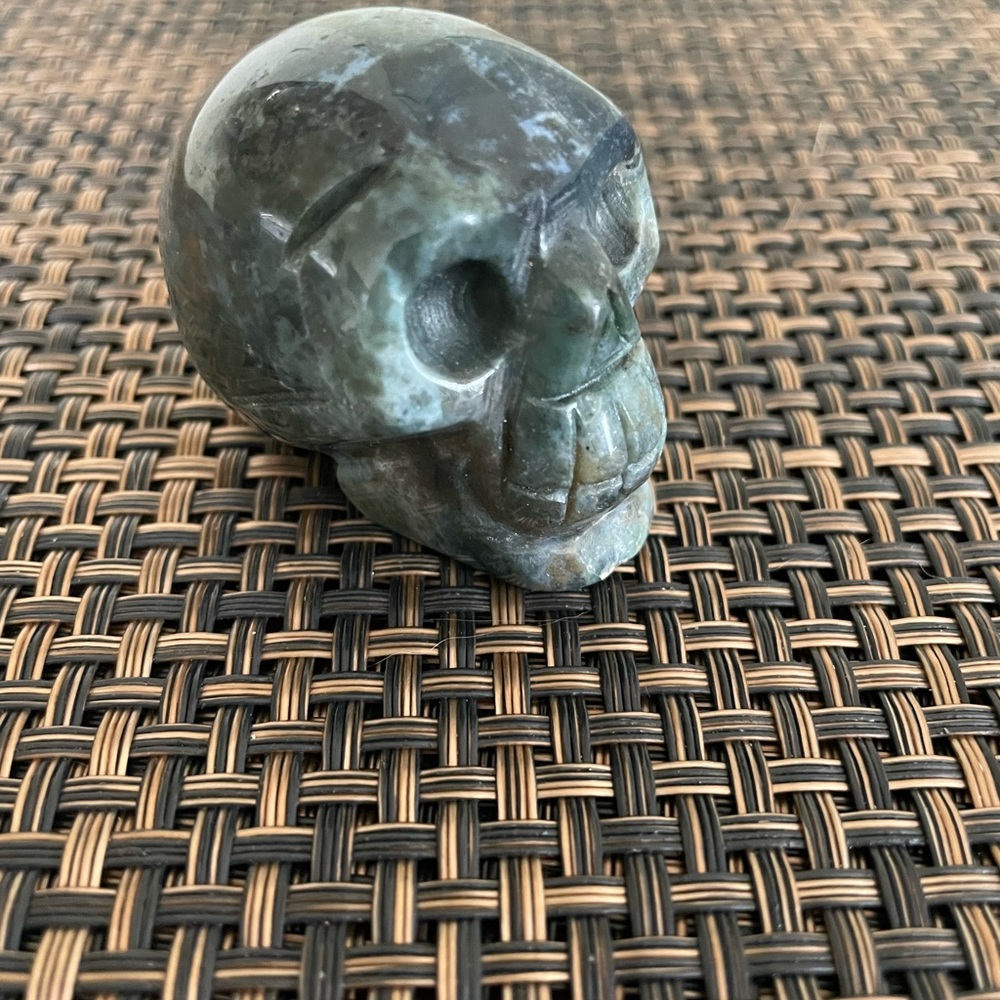 Larvikite Skull